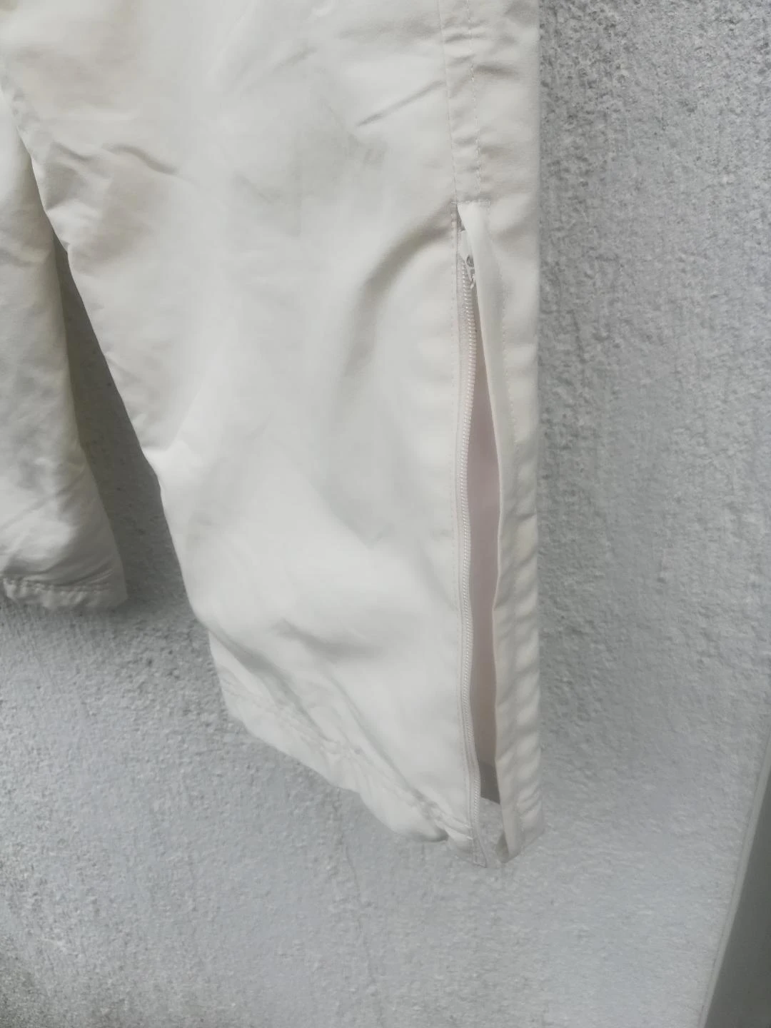 Elastische broek met koord Uniseks (Heren/Dames) joggingstijl Ecru T.S (1 vlek) – photo 8